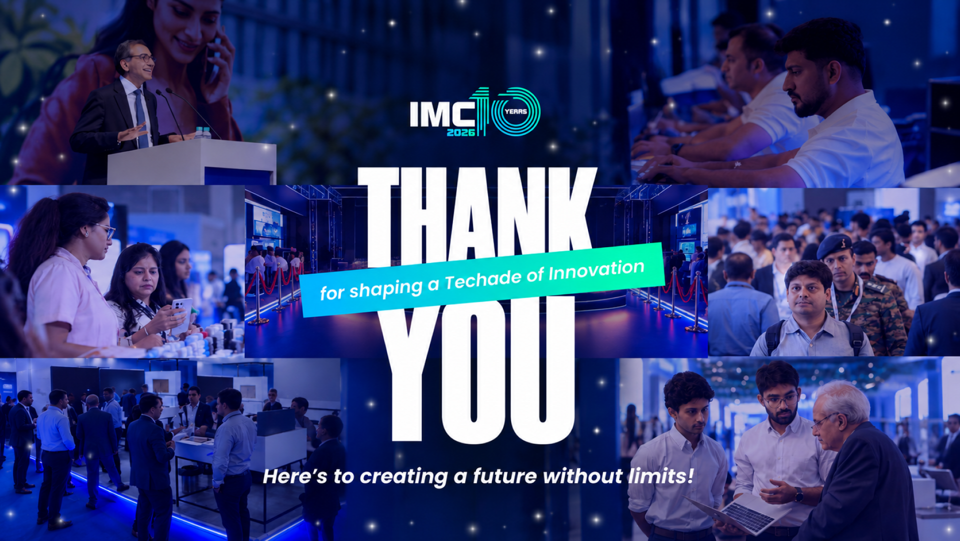 India Mobile Congress 2026 - Thank You for Shaping a Techade of Innovation